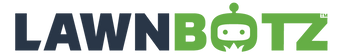 LawnBotz Robotic Mowing logo with transparent background